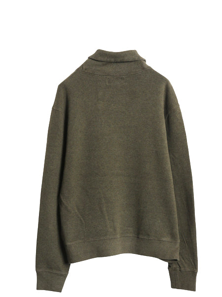 00s ポロ ラルフローレン ショールカラー コットン ニット スウェット メンズ L / オールド セーター トレーナー リブ編み ワンポイント 緑