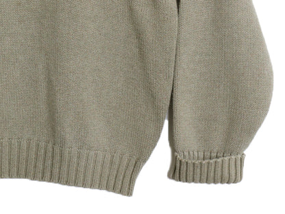 90s ポロ ラルフローレン コットン ニット セーター メンズ XXL / オールド 長袖ニット ワンポイント クルーネック シンプル 大きいサイズ