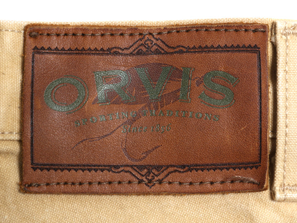 00s USA製 オービス ダック ハンティング パンツ メンズ 34 32 古着 オールド ノータック ストレート ヘビーウェイト コットン アウトドア