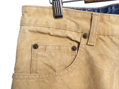 00s USA製 オービス ダック ハンティング パンツ メンズ 34 32 古着 オールド ノータック ストレート ヘビーウェイト コットン アウトドア