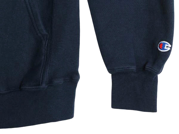 00s チャンピオン リバースウィーブ US NAVY プリント スウェット フード パーカー メンズ S / オールド トレーナー プルオーバー 軍物 USN