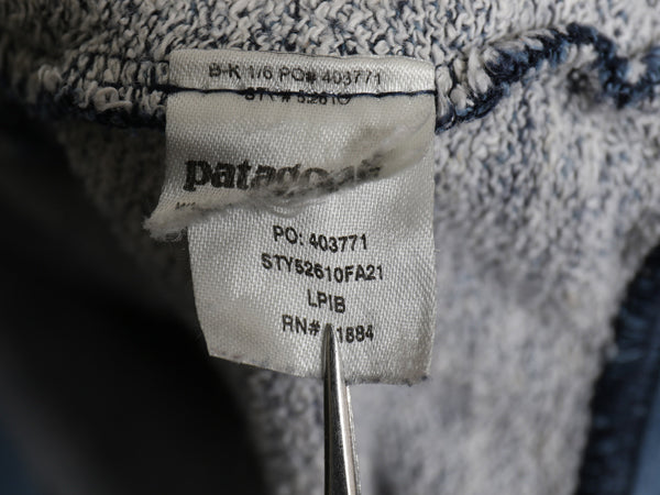 パタゴニア トレイル ハーバー クルーネック スウェット メンズ L 21年製 ボーダー アウトドア トレーナー ロンT 長袖 Tシャツ カットソー