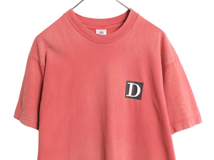 90s USA製 デュワーズ 企業 ロゴ プリント 半袖 Tシャツ メンズ L / 古着 オールド 当時物 ヘビーウェイト シングルステッチ ワンポイント