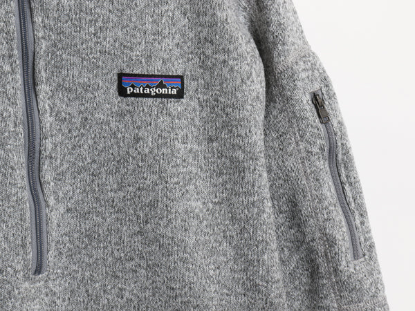パタゴニア ベターセーター ハーフジップ レディース XL / 19年製 フリース セーター アウトドア 裏起毛 プルオーバー 大きいサイズ グレー