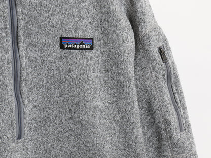 パタゴニア ベターセーター ハーフジップ レディース XL / 19年製 フリース セーター アウトドア 裏起毛 プルオーバー 大きいサイズ グレー