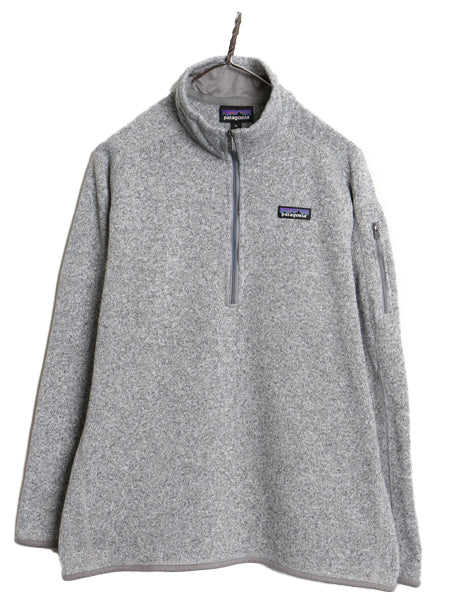 パタゴニア ベターセーター ハーフジップ レディース XL / 19年製 フリース セーター アウトドア 裏起毛 プルオーバー 大きいサイズ グレー