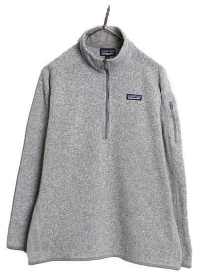 パタゴニア ベターセーター ハーフジップ レディース XL / 19年製 フリース セーター アウトドア 裏起毛 プルオーバー 大きいサイズ グレー