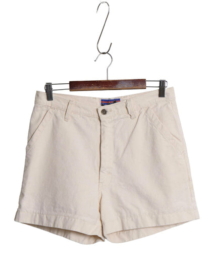70s 白タグ ★ パタゴニア コットン キャンバス ショート パンツ メンズ 34 ヴィンテージ デカタグ シュイナード ショーツ 無地 アウトドア
