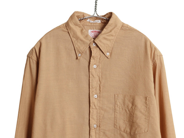 60s 70s ★ マクレガー 3点留め ボタンダウン シャツ メンズ M L / ヴィンテージ BD 6ボタン 100% コットン ポケット付き アイビー スリム