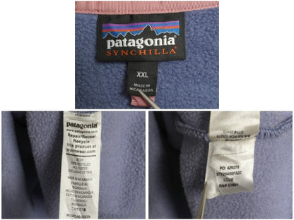 パタゴニア ライトウェイト シンチラ スナップT レディース XXL / 古着 22年製 フリース プルオーバー ジャケット ジャンパー 大きいサイズ