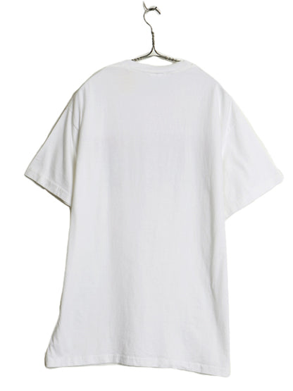 デッドストック 00s ガンズアンドローゼス イラスト プリント Tシャツ メンズ L / オールド オフィシャル ローズ アート バンド ロック 白 
