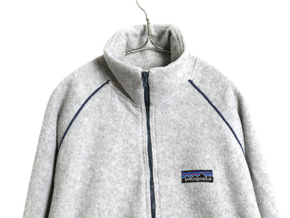 80s デカタグ パタゴニア フリース ジャケット メンズ L 旧タグ ヴィンテージ プルオーバー ハーフジップ ハイネック ブルゾン ジャンパー