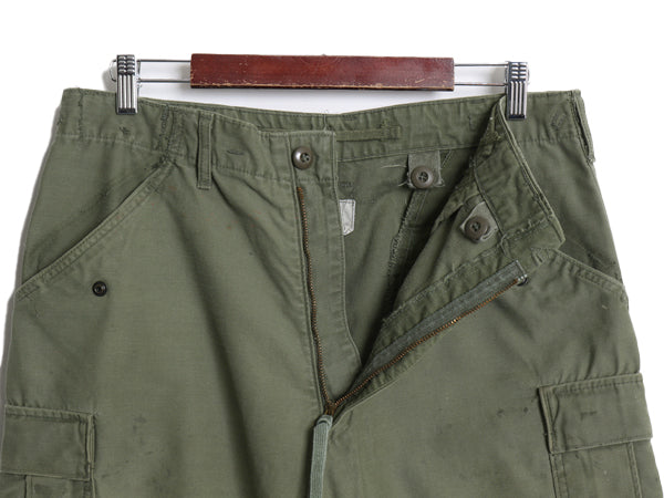 70s ★ US ARMY 米軍実物 M-65 フィールド パンツ MEDIUM SHORT 雰囲気系 78年製 ヴィンテージ カーゴ ミリタリー アーミー 軍物 オリーブ