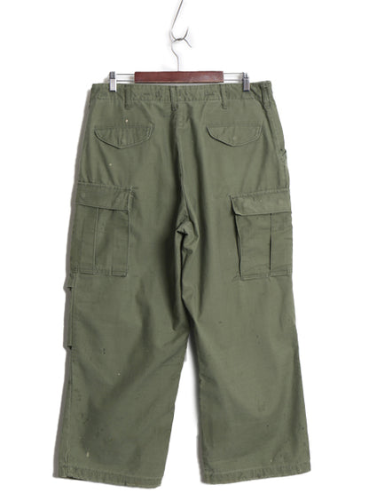 70s ★ US ARMY 米軍実物 M-65 フィールド パンツ MEDIUM SHORT 雰囲気系 78年製 ヴィンテージ カーゴ ミリタリー アーミー 軍物 オリーブ