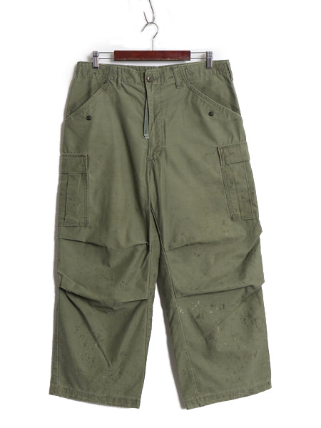 70s ★ US ARMY 米軍実物 M-65 フィールド パンツ MEDIUM SHORT 雰囲気系 78年製 ヴィンテージ カーゴ ミリタリー アーミー 軍物 オリーブ