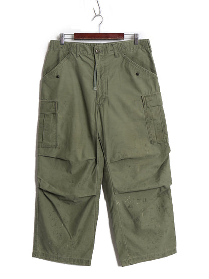 70s ★ US ARMY 米軍実物 M-65 フィールド パンツ MEDIUM SHORT 雰囲気系 78年製 ヴィンテージ カーゴ ミリタリー アーミー 軍物 オリーブ