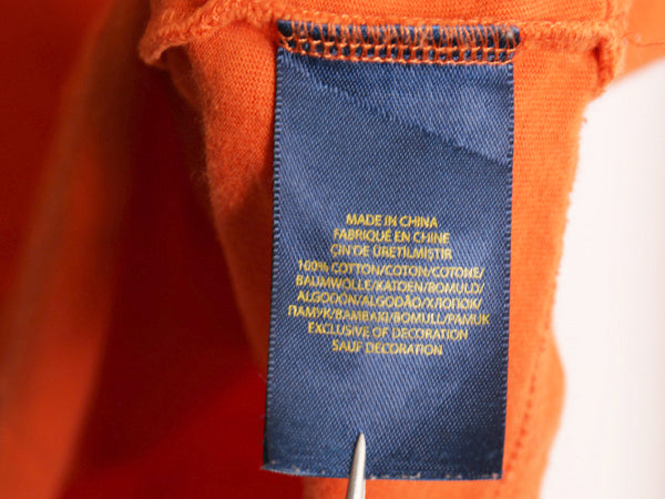 ポロ ラルフローレン 長袖 Tシャツ キッズ XL メンズ S 程 ロンT ロングスリーブ コットン ワンポイント ポニー カットソー インナー 無地