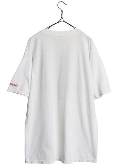 90s 00s ★ COMPAQ アート イラスト プリント Tシャツ メンズ XL オールド 当時物 企業物 コンピューター グラフィック ヘビーウェイト 白