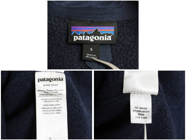 パタゴニア ベターセーター ハーフジップ レディース S 19年製 裏起毛 フリース セーター プルオーバー ジャケット ブルゾン カレッジ 刺繍