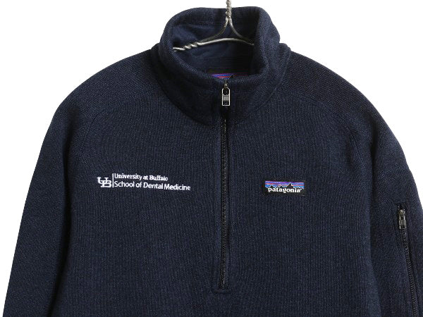 パタゴニア ベターセーター ハーフジップ レディース S 19年製 裏起毛 フリース セーター プルオーバー ジャケット ブルゾン カレッジ 刺繍