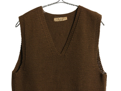 40s ★ アメリカン レッドクロス ウール ハンド ニット ベスト メンズ S レディース M 程/ ヴィンテージ ミリタリー セーター 大戦 赤十字