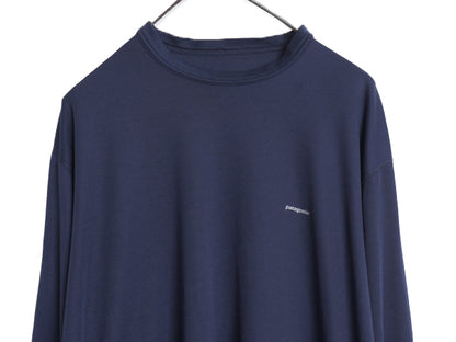 00s パタゴニア キャプリーン 長袖 Tシャツ メンズ XL / 01年製 オールド アウトドア ストレッチ アンダーシャツ ロンT 大きいサイズ 紺