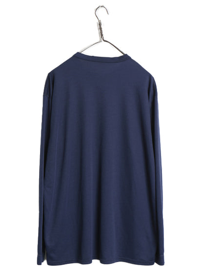 00s パタゴニア キャプリーン 長袖 Tシャツ メンズ XL / 01年製 オールド アウトドア ストレッチ アンダーシャツ ロンT 大きいサイズ 紺