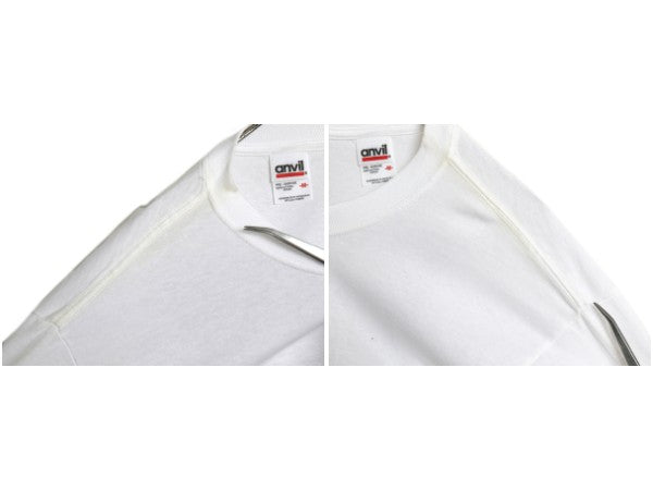 デッドストック 90s ★ WEST COAST CHOPPERS アイアンクロス ロゴ プリント Tシャツ メンズ M / オールド 初期 バイク チョッパー anvil 白