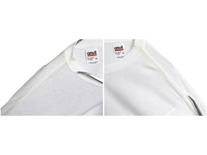 デッドストック 90s ★ WEST COAST CHOPPERS アイアンクロス ロゴ プリント Tシャツ メンズ M / オールド 初期 バイク チョッパー anvil 白