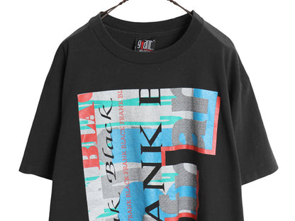 90s USA製 ★ フランクブラック イラスト プリント Tシャツ メンズ XL / オールド 当時物 ピクシーズ バンド ロック 大きいサイズ GIANT 黒