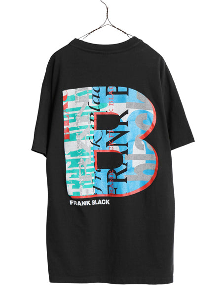 90s USA製 ★ フランクブラック イラスト プリント Tシャツ メンズ XL / オールド 当時物 ピクシーズ バンド ロック 大きいサイズ GIANT 黒