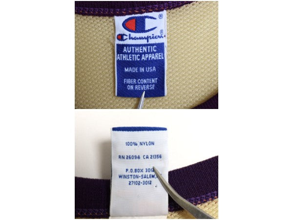 90s USA製 ユタ ジャズ メッシュ タンクトップ メンズ XXXL 程 オールド NBA オフィシャル チャンピオン ユニフォーム バスケ 大きいサイズ