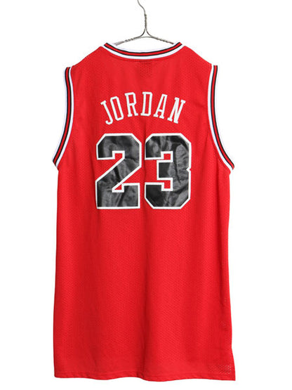 00s ブルズ メッシュ タンクトップ メンズ XL / オールド NBA オフィシャル ナイキ マイケル ジョーダン ユニフォーム 重ね着 大きいサイズ