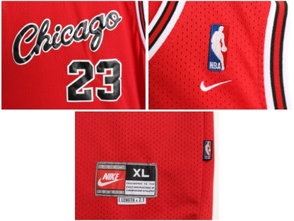 00s ブルズ メッシュ タンクトップ メンズ XL / オールド NBA オフィシャル ナイキ マイケル ジョーダン ユニフォーム 重ね着 大きいサイズ