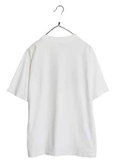90s USA製 フラワー アート イラスト プリント Tシャツ メンズ レディース L / オールド 花 グラフィック シングルステッチ ALL SPORT 白