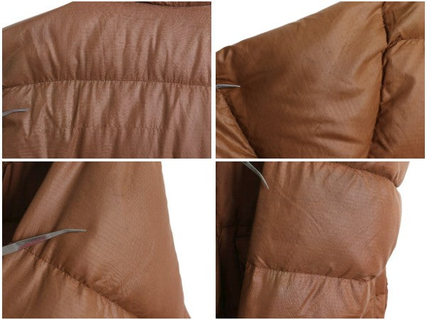 80s USA製 ノースフェイス ダウン ジャケット メンズ XL 茶タグ ヴィンテージ アウトドア フルジップ ジャンパー ハイネック 大きいサイズ