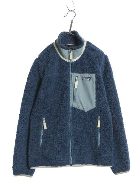 パタゴニア クラシック レトロX ジャケット レディース S / 古着 18年製 ボア パイル フリース フルジップ ハイネック ブルゾン アウトドア