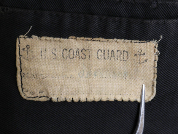 40s ★ 米軍実物 USN ネイビー 10ボタン Pコート メンズ S / 古着 ヴィンテージ ミリタリー NAVY 海軍 メルトン ウール ピーコート 無地 紺