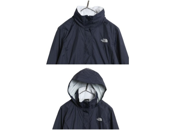 US企画 ノースフェイス DRYVENT マウンテンパーカー ジャケット レディース M / 古着 フルジップ ナイロン ジャンパー マンパ 収納 フード