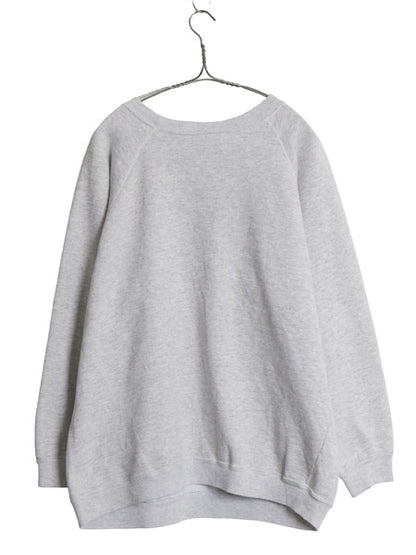 80s 90s USA製 ヘインズ 無地 スウェット メンズ レディース XXL オールド ヴィンテージ トレーナー ソリッド 裏起毛 大きいサイズ グレー