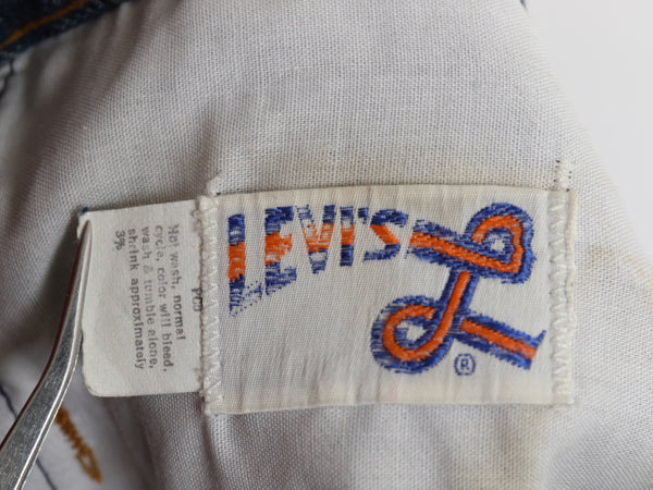 70s USA製 リーバイス ビッグE フレア デニム パンツ レディース M 程/ メンズ W31 ヴィンテージ インディゴ ベルボトム ジーンズ ジーパン
