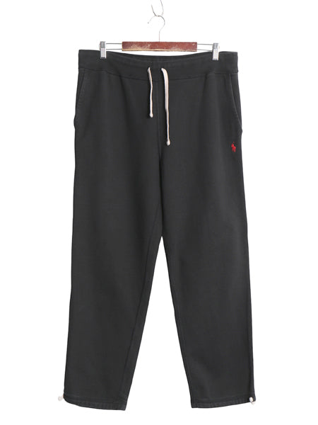 ポロ ラルフローレン ポケット付き スウェット パンツ メンズ XL 裏起毛 トレーナー ヘビーウェイト イージーパンツ 大きいサイズ ブラック