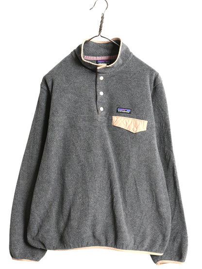 パタゴニア ライトウェイト シンチラ スナップT レディース L 18年製 フリース プルオーバー ジャケット ブルゾン アウトドア ジャンパー