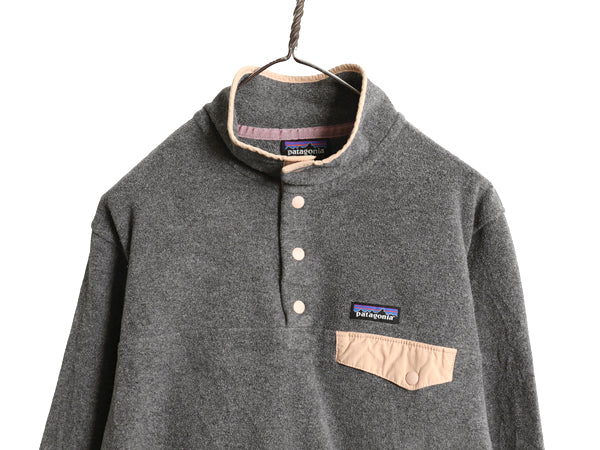 パタゴニア ライトウェイト シンチラ スナップT レディース L 18年製 フリース プルオーバー ジャケット ブルゾン アウトドア ジャンパー