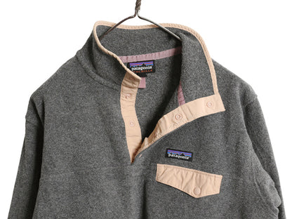 パタゴニア ライトウェイト シンチラ スナップT レディース L 18年製 フリース プルオーバー ジャケット ブルゾン アウトドア ジャンパー