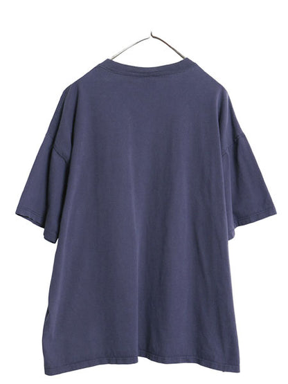 90s USA製 ラッセル 無地 ポケット付き 半袖 Tシャツ メンズ XL / オールド ヘビーウェイト 無地T ポケT ブランク カットソー 大きいサイズ