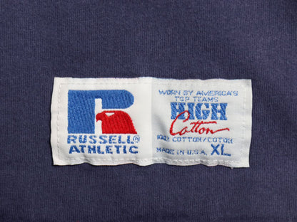 90s USA製 ラッセル 無地 ポケット付き 半袖 Tシャツ メンズ XL / オールド ヘビーウェイト 無地T ポケT ブランク カットソー 大きいサイズ