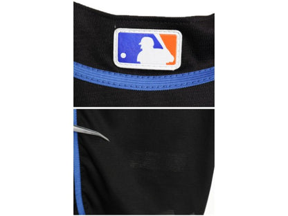 メッツ ベースボール シャツ メンズ M / MLB オフィシャル ナイキ 大リーグ ユニフォーム ゲームシャツ 野球 ジャージ スウッシュ ブラック