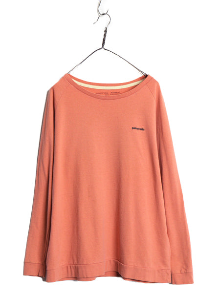 US企画 パタゴニア 両面 プリント 長袖 Tシャツ レディース XL 20年製 ロンT カットソー グラフィック アート バックプリント 大きいサイズ
