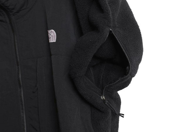 ノースフェイス デナリ ジャケット メンズ M / アウトドア フリース ナイロン ブルゾン ハイネック フルジップ アウター ブラック シンプル